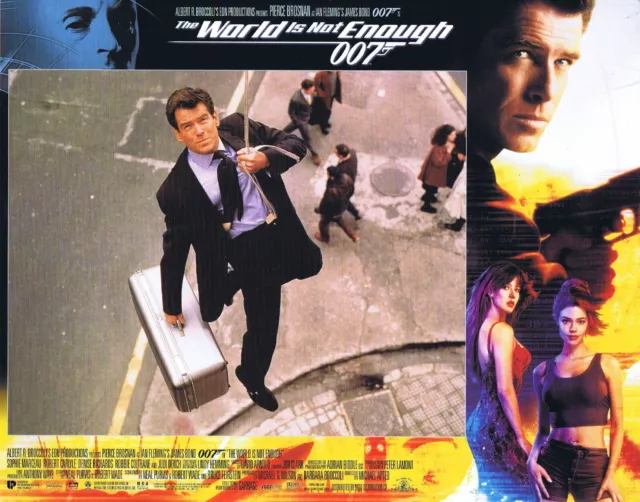 THE WORLD IS NOT ENOUGH Original Lobby Card 9 Pierce Brosnan James Bond