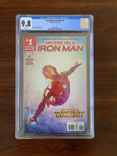 Invincible Iron Man #1 (Marvel, 2017) CGC 9.8 1st cover app. Ironheart