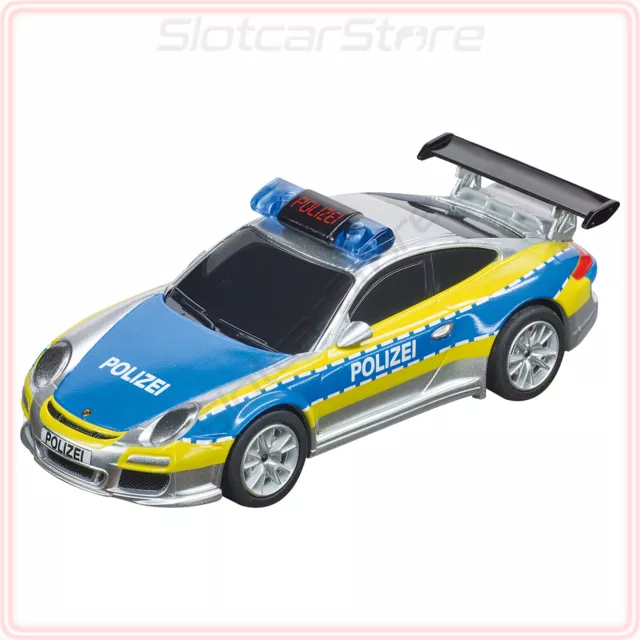 Carrera GO 64174 Porsche 911 "Polizei" 2020 1:43 Auto mit Blink-Licht Slotcar