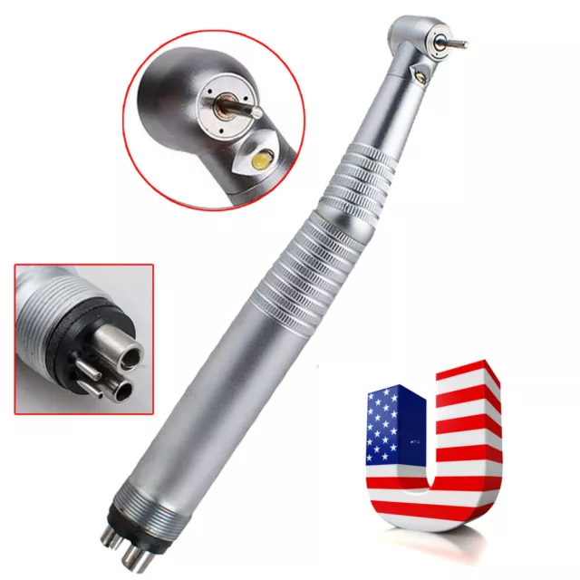 Hot Sale! Denshine 4 Hole Dental LED High Speed Handpiece E-generator Turbine