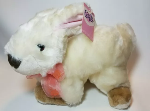 Heartbeat Anxiety Rabbit Plush Stuffed Bunny Behavior Comfort Toy with Pulse in Pink
