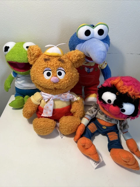 The Muppet Babies Jim Henson 12 inch Plush Stuffed Animal  4 Kermit Fozzie