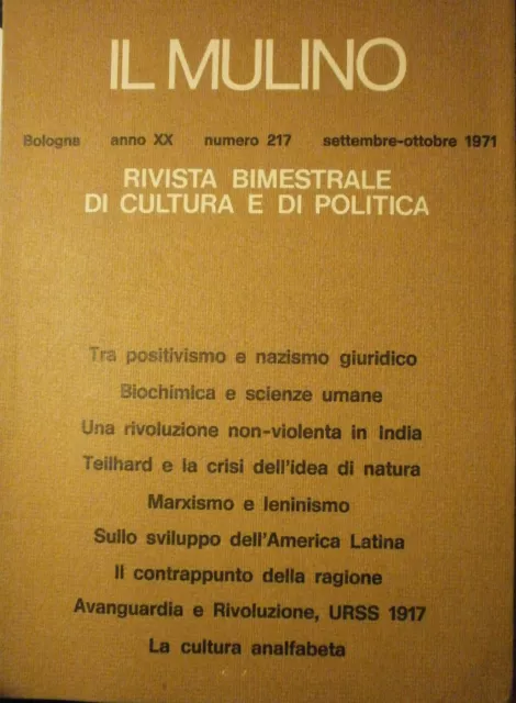 Il Mulino. Rivista bimestrale di cultura e politica