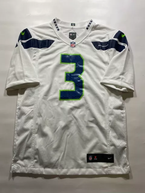 Seattle Seahawks #3 Russell Wilson Nike NFL Game Jersey - Mens Medium