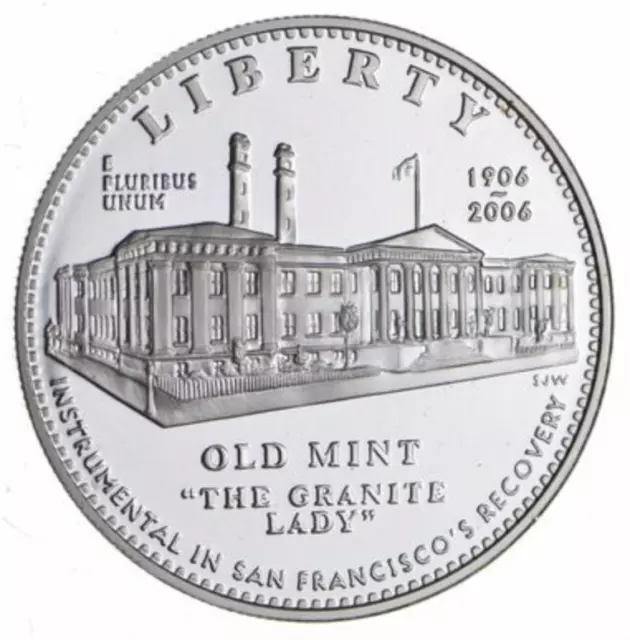 Proof 2006 Old San Francisco Mint - US Commemorative 90% Silver Dollar