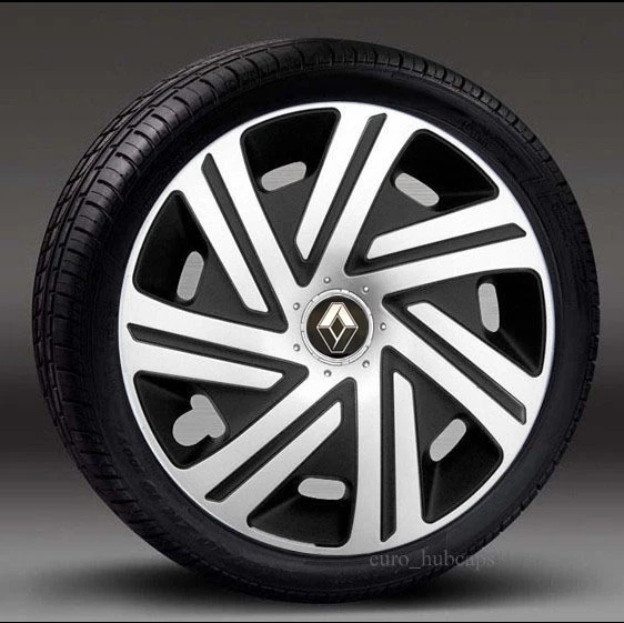 Finiture ruote 4x15", Coprimozzo, Copri per adattarsi a Renault Clio (quantità 4)