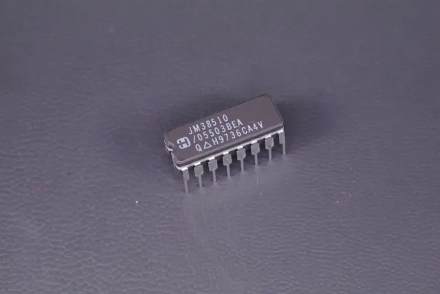 JM38510/05503BEA Harris Semiconductor CMOS Inverting Hex Buffer 16 Pin CDIP