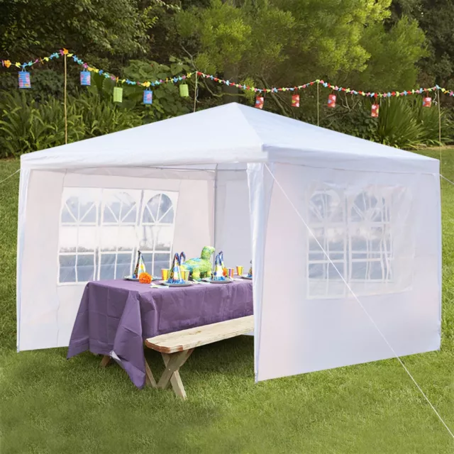 Heavy Duty Gazebo Marquee Canopy Outdoor Garden Party Wedding Waterproof Tent UK