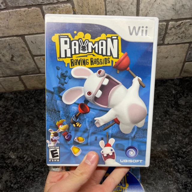 RAYMAN RAVING RABBIDS (Nintendo Wii, 2006) Complete CIB - FREE SHIP 🇺🇸 ...