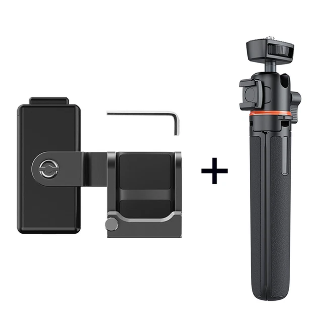 Mini Trépied Compatible Avec DJI Osmo Pocket 3 Accessoires De Bureau Support De Table Support De Support De Cardan Poignée Stabilisateur 1/4"-20 Vis