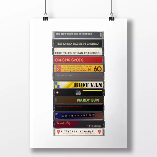 Arctic Monkeys Poster: Cassette Print, Whatever People Say, Fan, Gift, Art,