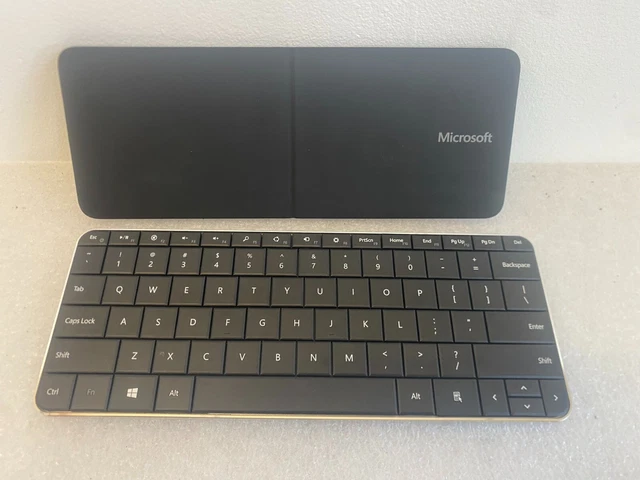 Microsoft Wedge 1521 Slim Mobile Wireless Portable Keyboard Black
