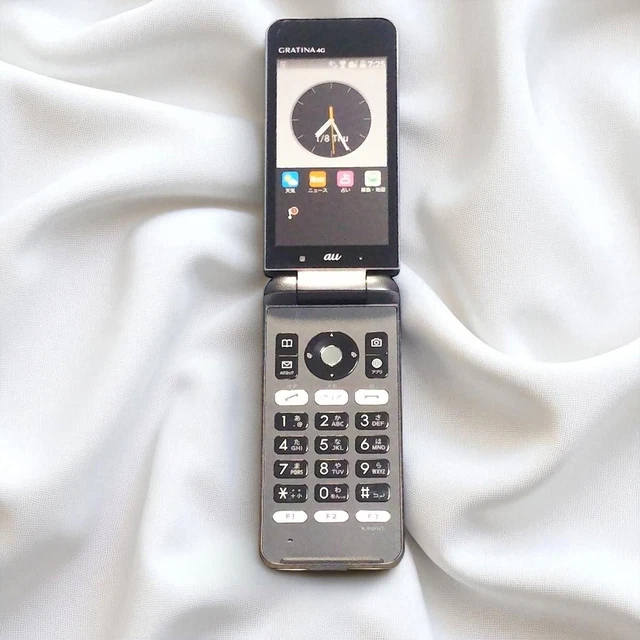 Téléphone à Clapet Kyocera Gratina KYF37 – Rose, Android, SIM Débloquée – Neuf
