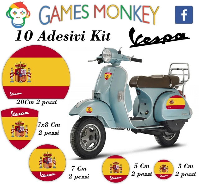 4 Adesivi Per Auto Moto Banda Tuning Spagna | Decalcomanie In Vinile Per Esterno, Taglio Sagomato - 2