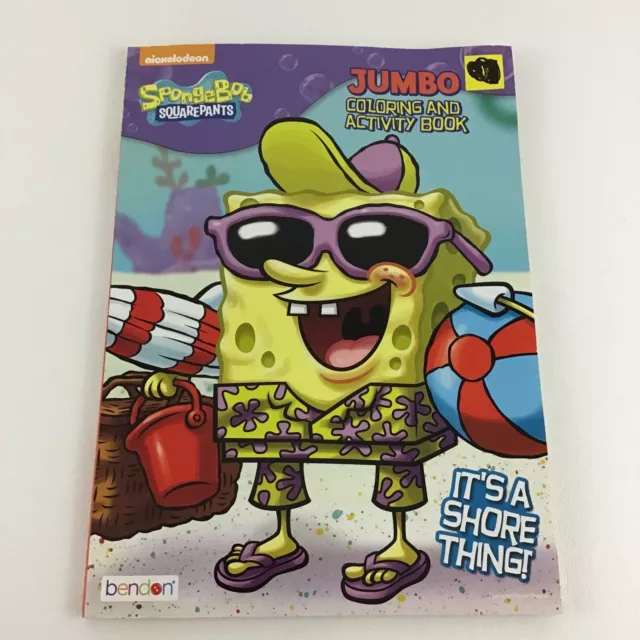 SpongeBob Squarepants Coloring Book & Activity Pack Markers Stickers Sealed  New