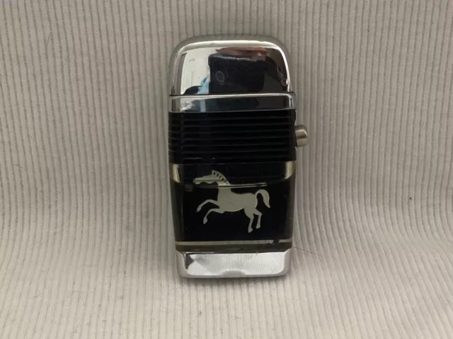 VINTAGE Scripto VU Lighter Horse with Black Band