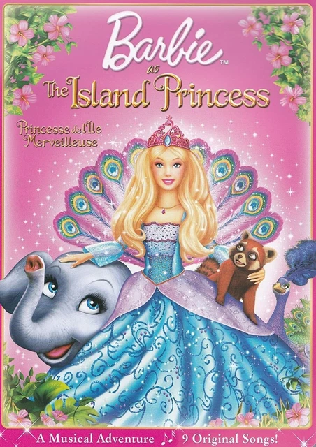 Barbie as the Island Princess DVD THE ANIMATED CARTOON MOVIE Kelly Sheridan