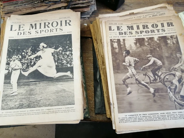 Le Miroir Des Sports – 174 Revues De 1934 à 1938 – Collection Paul Eluard