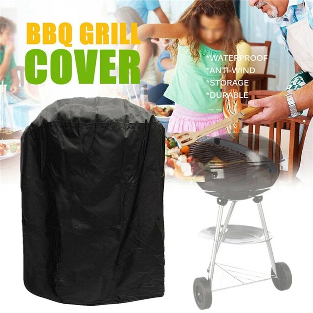Elegante cubierta redonda para parrilla protege para barbacoa Weber de varios elementos