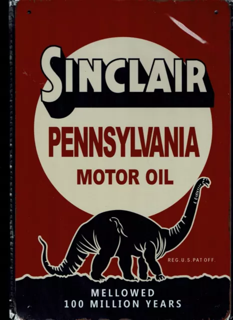 **Tolle Deko Garage Werkstatt SINCLAIR PENNSYLVANIA Sammler Öldose Tankstelle**