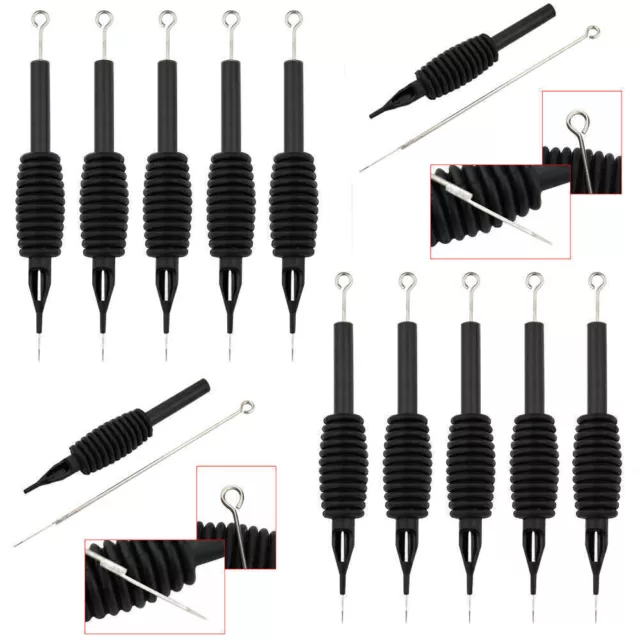 10pcs Makeup Disposable Tattoo Nozzle RL/ RS/F/M1/M2 Needles Tube Grip and Tips