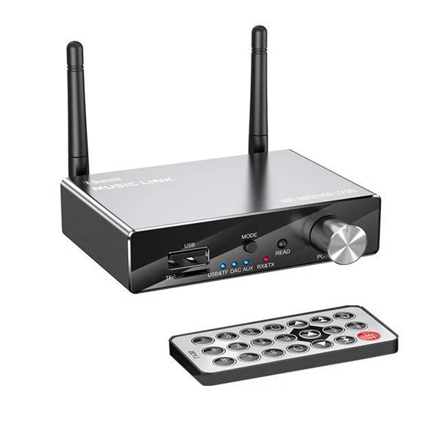 2X (BLUETOOTH COAXIAL Fiber Optic Transceiver Audio Receiver HIF3598