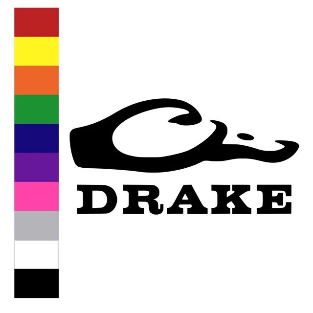 DRAKE WATERFOWL HUNTING Hunt Logo Vinyl Bumper Sticker Car Decal- Color