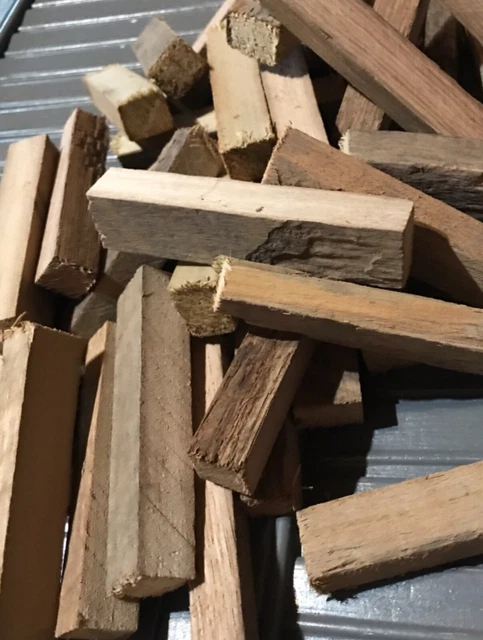 Craft Wood Scraps Weathered Barn Wood Oak or Poplar Small Pieces Hobbies 3
