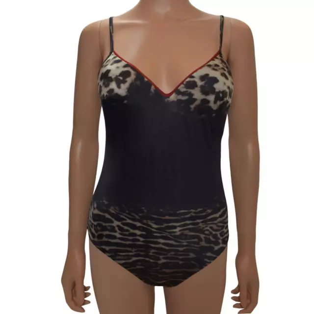 La Perla women's leopard underwire padded one piece swimsuit for women - size 6