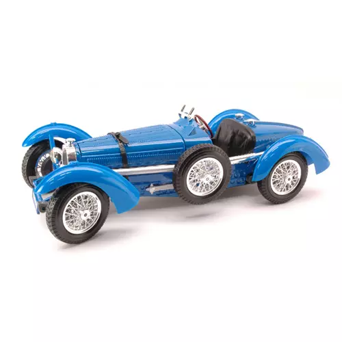 BUGATTI TYPE 59 1934 BLUE 1:18 Burago Auto d'Epoca Die Cast Modellino