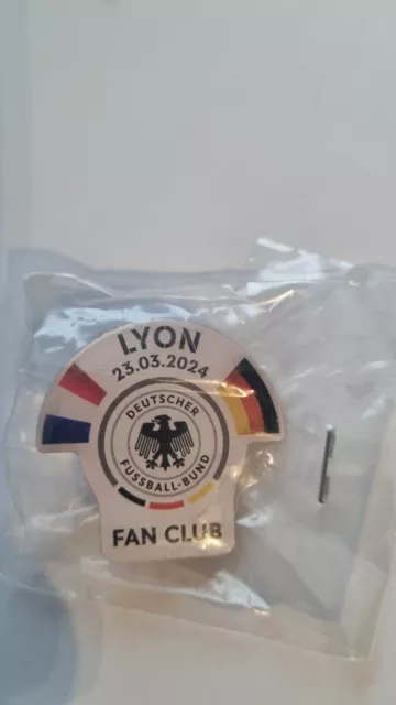 DFB Fanclub Pin Frankreich Deutschland 13.03.2024
