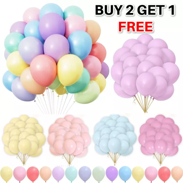 5" 10" 12" inch Latex Pastel BALOON Helium BALLOONS Party Birthday baloons UK