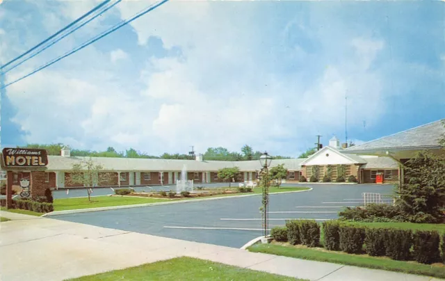 Youngstown Ohio 1950-60s Postcard Williams Motel