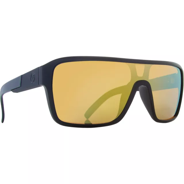 Dragon Alliance Remix Sunglasses Black Gold Ionized Mirrored Lens NEW