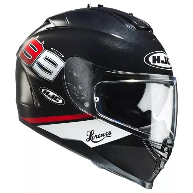 HJC IS 17 LORENZO 99 Casque intégral de MOTO Taille L 100% NEUF Noir / Black