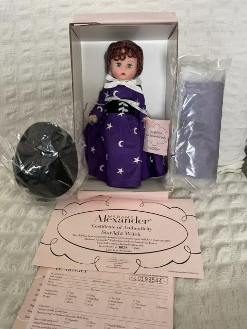 Madame Alexander Lenox 8” Starlight Witch Doll #31715 No Ornament