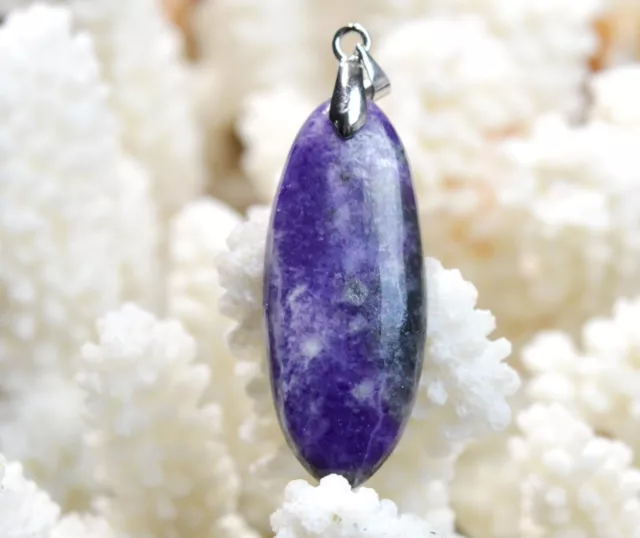 Sugilite 27.5 carats - pendentif cabochon pierre naturelle - Afrique du Sud