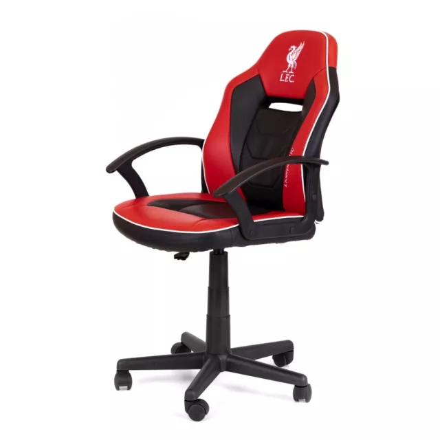 Province 5 Liverpool FC Defender Universal Gaming Chair Padded Seat - Red/Black 3