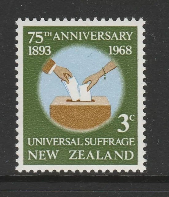 New Zealand 1968 Suffrage set SG 890 Mnh.