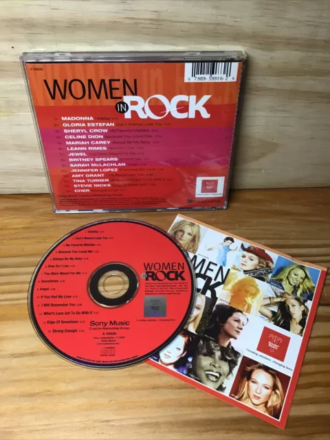 Women in Rock CD 2002 Madonna Crow Turner Nicks Estefan Jewel Dion
