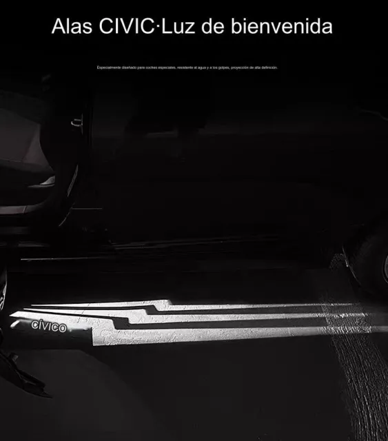 Proyector de logotipo LED Alas de Honda Civic 3