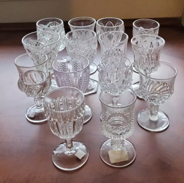 EAPG Early American Pattern Antique United States Glass  Co 14 Wine  1893-1910