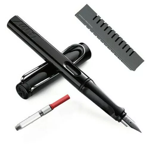 LAMY Safari Special Edition Series Bright Black Color EF nib Fountain Pen