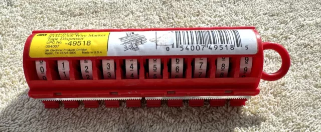 3M Scotch Code: M Std -0-9 X Wire Marker