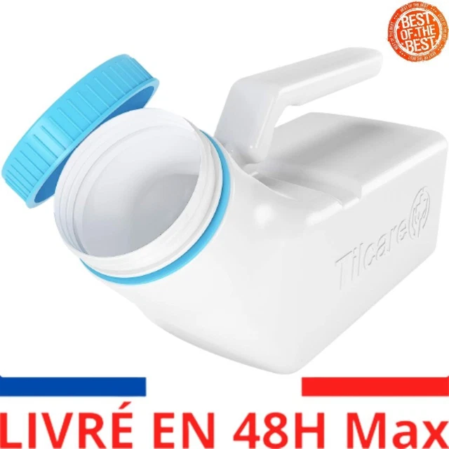 Urinoirs pour hommes par Tilcare (paquet de 1) avec bouchon qui