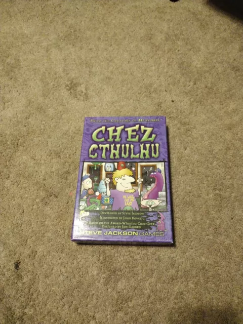 Chez Cthulhu Board Card Game 2010 Steve Jackson Games Brand New Sealed