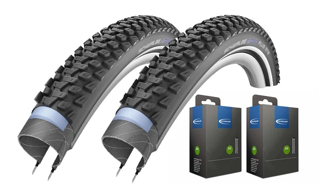 2 PNEUMATICI BICICLETTA Schwalbe Marathon Plus MTB 26 27 5 29