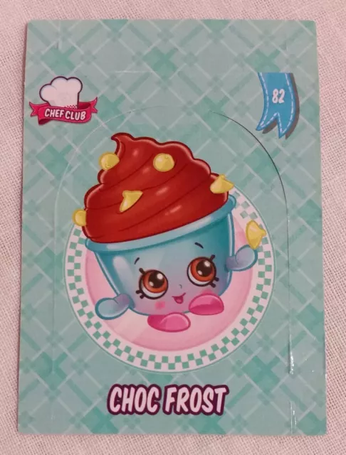 Shopkins Season 5-6 Collector Card 82 Choc Frost Pop Up Card - Free Post