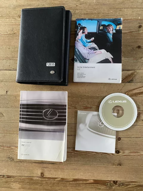 98-03 LEXUS RX300 OWNERS MANUAL HANDBOOK PACK AND WALLET PRINT 2003 Ref12035