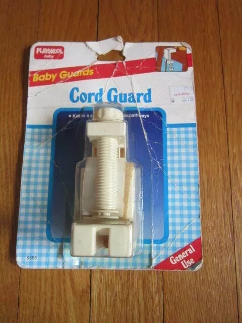 1980's Playskool Baby Proofing Cord Guard Safety Protects Secures Cords Vintage